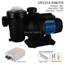 brushless solar powered swimming pool circulation solar water pump, dc pool pump motor SJP13/13-D48/370 2024 - buy cheap