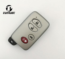 Carcasa de mando a distancia de coche, carcasa de 4 botones sin llave para Toyota Sequoia, Avalon, RAV4, Highlander, Camry 2024 - compra barato