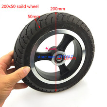 8inch Wheel Scooter solid tire 200x50 wheel electric wheel hub aluminum alloy wheel non pneumatic tire for Electric Scooter tire 2024 - buy cheap