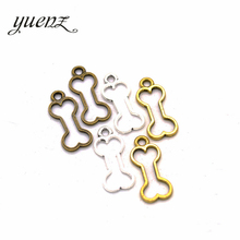 YuenZ 30pcs Alloy Bone Charms Metal Pendants for Jewelry Making Necklace Pet Jewelry Findings Handmade Crafts 25*11mm D907 2024 - buy cheap