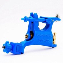 New Blue Professional WHIP Plastic Rotary Tattoo Supply Machine Gun For Shader & Liner 2024 - buy cheap