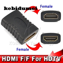 Kebidu HDMI Женский к HDMI Женский Разъем удлинитель Кабель HDMI удлинитель-адаптер с конвертером для HDTV 1080P HDMI адаптер 2024 - купить недорого