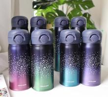 Starry Sky-termo de acero inoxidable 304, botella de agua con aislamiento, botella de viaje, regalo festivo, 500ml, 350ml 2024 - compra barato
