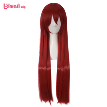 L-email wig New Arrival Game Steins Gate Zero Makise Kurisu Cosplay Wigs 100cm Long Synthetic Hair Perucas Cosplay Wig 2024 - buy cheap