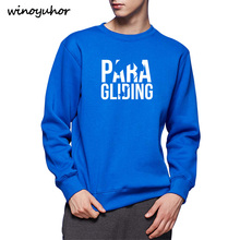 Paragliding Paraglider Printed Hoodies Mens Clothing Autumn Winter Long Sleeve Fleece Sweatshirt Funny Male Pullovers 2024 - buy cheap
