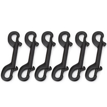 6pcs Durable 316 Stainless Steel 3.9" Double Ended Clip Hook Bolt Snap Scuba Diving Buckle Diving Kayak Paddle Leash Accessories 2024 - buy cheap