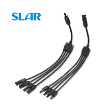 PV 4Y Branch parallel connection 30A 1000V Electrical PV-4Y Connector Photovoltaic 4pcs solar Panel Cable Wire Connect 2024 - buy cheap