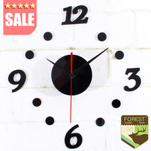 2016 New Clock Watch Wall Clocks Horloge 3d Diy Acrylic Mirror Stickers Home Decoration Living Room Quartz Needle Modern Watch 2024 - buy cheap