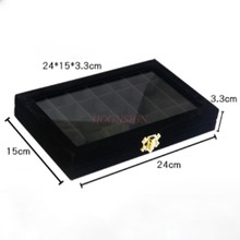 Nail Box Diamond Jewelry Storage High-grade Transparent Jewelry Drill Empty Box Flannel Nail Tool Sale 2024 - buy cheap