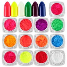 1 Box Neon Pigment Powder Nail Fluorescence Gradient Glitter Summer Shinny Dust Ombre DIY Nail Art Decor Manicure Accessories 2024 - buy cheap