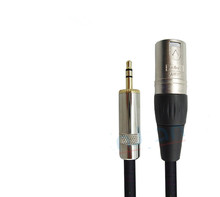 Позолоченный 3. 5 кабель с двойной дорожкой к cannon, кабель для компьютерного микрофона, конденсатор для телефонной линии, провод для микрофона cannon line 2024 - купить недорого