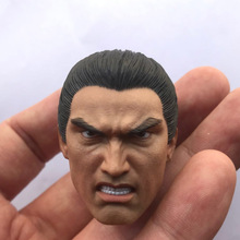 Figura de acción a escala 1/6 Zhao Yun anger Head, colección de escultura para juguetes de 12 pulgadas 2024 - compra barato