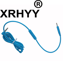 XRHYY-Cable de Audio azul de repuesto para auriculares Bose QC25 QC 25, con micrófono en línea y mando a distancia 2024 - compra barato