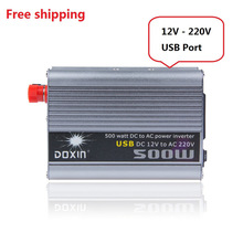 inverter 12v 220v  500W  Car inverter 12v to 220v 60Hz power supply switch  with USB hot sale inverter 2024 - buy cheap
