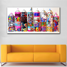 Goodecoração tela de pintura grafite caixa de ferramentas imagens decorativas pôsteres na parede imagens moderna para sala de estar 2024 - compre barato