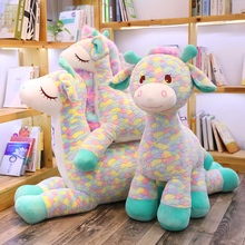 1pc 30-90cm Kawaii jirafa de peluche suave ciervo sica almohada Animal relleno muñeca juguetes para niños niñas regalo de San Valentín 2024 - compra barato