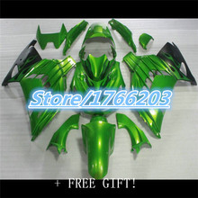 Injection For KAWASAKI 06 07 08 09 10 11 ALL Green NINJA ZX-14R  ZX14R ZX 14R 2006 2007 2008 2009 Gloss green 2011 Fairing 2024 - buy cheap