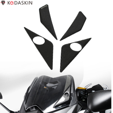 3D-наклейки на лобовое стекло мотоцикла KODASKIN, углеродные наклейки, украшение, модификация для Yamaha T MAX 530 TMAX 530 XP 530, аксессуары 2024 - купить недорого