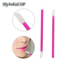 150pcs Disposable Cosmetic Brushes Lipstick Gloss Wands Applicator Soft head Rose Color Lip Brushes Makeup Tool Brushes 2024 - buy cheap
