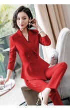 Formal Business Suits Women Office Work Wear Pantsuits Uniform Designs Pantsuits Ladies OL Styles Blazers Women Trousers Sets 2024 - buy cheap