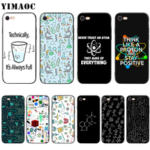 YIMAOC биология и химия мягкий чехол для Apple iPhone SE 2020 5 5s 6 6s 7 8 Plus XR X Xs 11 12 Pro Max 12 mini 2024 - купить недорого