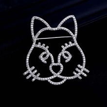 Red Trees Brand High Quality Fashion Cat Brooch Pins Jewelry For Men & Women Birthday Gift Drop Shipping In Box Package 2024 - buy cheap