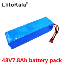 LiitoKala 48V 7.8AH 13S3P Paquete de batería 48V 15AH 1000W batería eléctrica de bicicleta 48V batería de iones de litio 30A BMS 2024 - compra barato