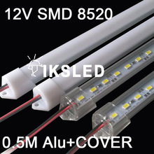 hot sales 50cm*5pcs Super Bright Hard Rigid Bar light DC12V36 led SMD 8520 Aluminum Led Strip light+aluminium+cover 2024 - buy cheap