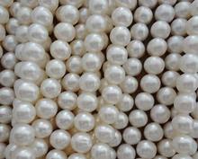 8MM AA Round Pearl Strand , White Color Real Pearl Loose Beads , Perfect Freshwater Pearl Jewelry,DIY Jewelry Making 2024 - buy cheap