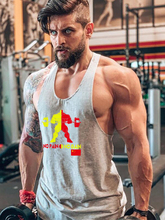 Muscleguys Mens Bodybuilding Tank top Gyms Fitness Sleeveless Shirt 2021 Cotton Y Back Sportswear Undershirt Weightlifting Vest 2024 - buy cheap