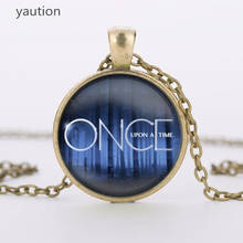 Once upon a time glass pendant movie necklace vintage choker necklace bijouterie summer style movie jewelry 2024 - buy cheap