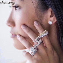 choucong Elegant Promise Ring 925 Sterling Silver AAAAA Zircon cz Engagement Wedding Band Rings For Women Men Fine Jewelry Gift 2024 - buy cheap