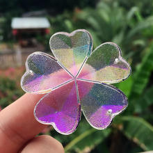 Large size 42mm AB Colors Flower Resin Crystal Stones flatback Rhinestone for DIY Craft Clothes decoration 4pcs/lot -Z16 2024 - buy cheap