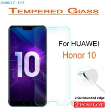 2PCS Tempered Glass for Huawei Honor 10 Screen Protector 2.5D 9H on the Phone Film Protective Safety Glass for honor10 2024 - buy cheap