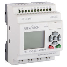 RIEVTECH, 8 inputs and 4 transistor outputs programmable relay PR-12DC-DA-TN 2024 - buy cheap