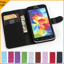 Luxury Wallet PU Leather Flip Case Cover For Samsung Galaxy S4 I9500 I9505 Cell Phone Shell Back Cover With Card Holder Stand 2024 - buy cheap