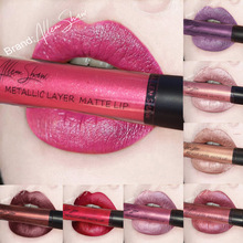 Metallic Lip Gloss Shimmer Lips Makeup Waterproof Long Lasting Sexy Women Nude Lipgloss Pigment Liquid Lipstick Cosmetic 2024 - buy cheap