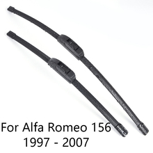 Escobillas de limpiaparabrisas de coche, limpiaparabrisas de goma para Alfa Romeo 156, form 1997, 1998, 1999, 2000, 2001, 2002, 2003, 2004 - 2007 2024 - compra barato