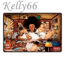 [ Kelly66 ] Barber Shop Metal Sign Tin Poster Home Decor Bar Wall Art Painting 20*30 CM Size y-1478 2024 - buy cheap