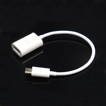 Кабель-адаптер Type-C OTG USB 3,1 Type-C штекер USB 3,0 Женский кабель для передачи данных Шнур конвертер 20 см TU-shop 2024 - купить недорого