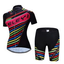 Велосипедная команда TELEYI, велосипедная Джерси/велосипедная одежда, велосипедная уличная спортивная одежда, женская черная одежда для велоспорта CC6307 2024 - купить недорого