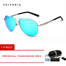 VEITHDIA Brand Classic Fashion Men's Sunglasses Polarized Mirror UV400 Lens Eyewear Accessories Sun Glasses For Men Women 2556 2024 - buy cheap