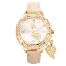 Relojes mujer Leather Tower Rhinestone Wrist watch Bracelet Quartz watch Woman Ladies Watches Clock Female Dress Relogio #D 2024 - buy cheap