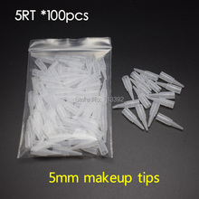 5RT* 100pcs Disposable Tattoo Needles Tips Bulk Plastic Permanent Makeup Tips Caps 2024 - buy cheap