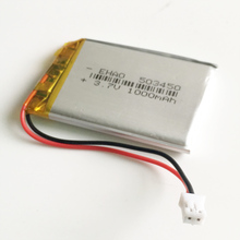 Jst-bateria recarregável de polímero de lítio, ph 2.0mm, 3.7v, 1000mah, 2pin, 503450 053450 para smartphone, dvd, mp3, câmera, led 2024 - compre barato