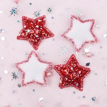 AHB Glitter Sequin Patches Star Heart Appliques for Clothes/Hairpin DIY Scrapbooking Accessories Holiday Decorations Materials 2024 - buy cheap