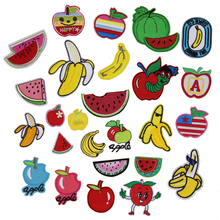 1 pcs apple watermelon banana embroidered iron on patches cloth accessories popular bag hat Patches decoration repair Applique 2024 - buy cheap