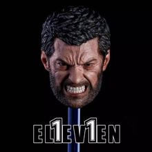 1/6 Scale Wolverine Hugh Jackman Eleven Angry Logan Head Sculpt F 12'' figure, for 12in action figure, Head Sculpt toys, Head carving model, one size, for boys, > 3 years old 2024 - buy cheap