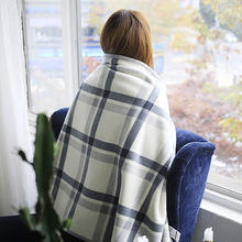 Cobertor xale multifuncional com dupla camada, cobertor xale para absorção de umidade e de aquecimento, para escritório e casa 2024 - compre barato