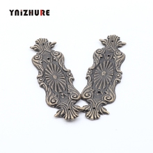 20Pcs Bronze Flower Wraps Cabochon Ancient Gourd Flatback Alloy Embellishments Scrapbooking For DIY 2024 - buy cheap